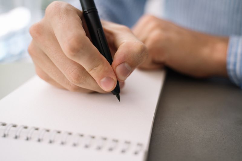 Prise de notes pour une checklist investisseur.