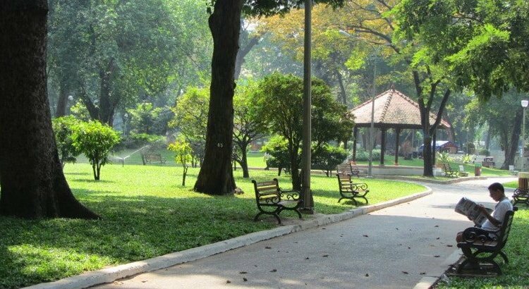 Saigon has many parks and forests as a green city