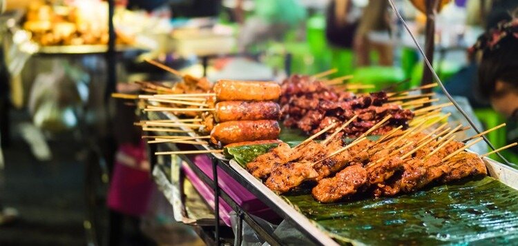 Cheap street food of cambodia : low cost of living