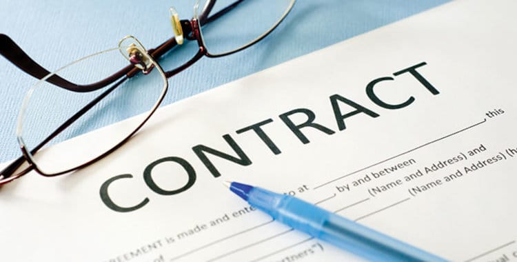 sign the contract for the fund deposit agreement