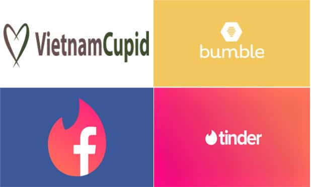 Dating apps and websites recommended in Vietnam