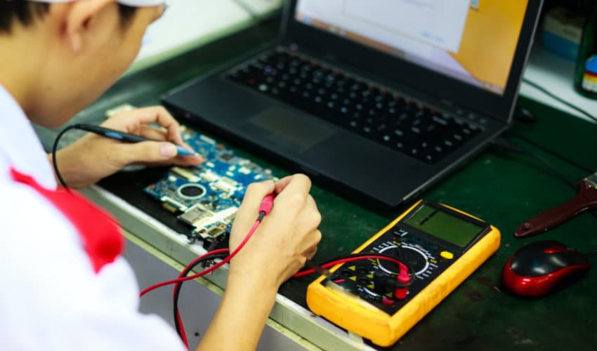 Firsst factory in Vietnam producing electronics components