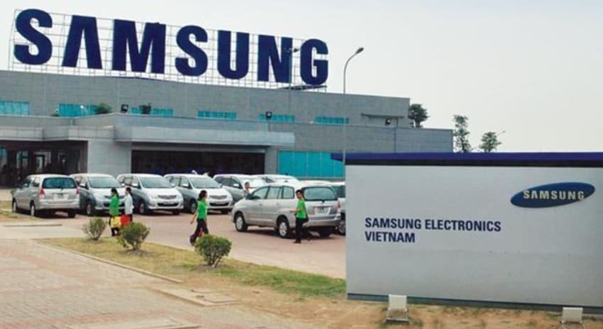Samsung factory in Vietnam