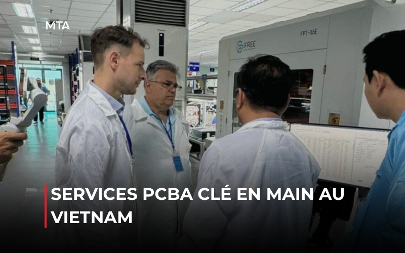 Services PCBA clé en main pour la fabrication électronique au Vietnam.