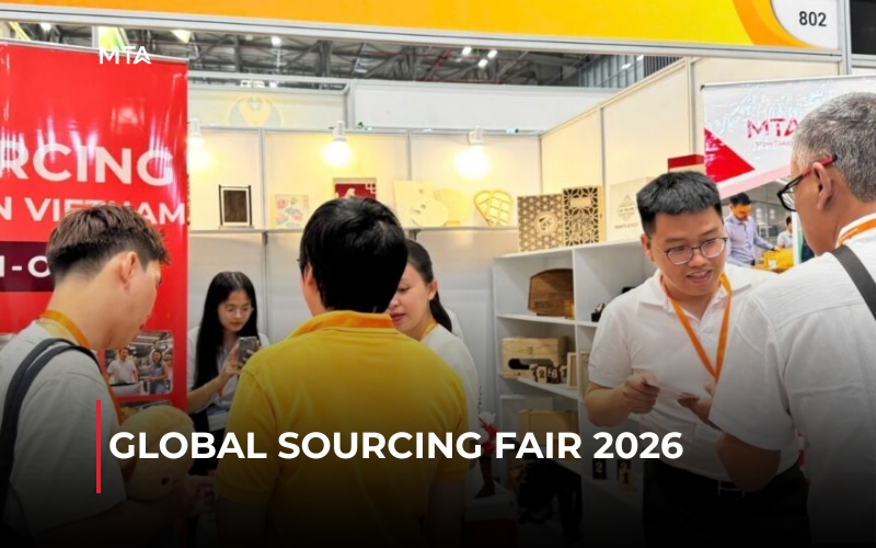 MoveToAsia booth at Global Sourcing Fair Vietnam 2026 showcasing Vietnamese sourcing solutions