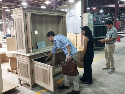 Quality control and inspection for an indoor furniture project in Vietnam