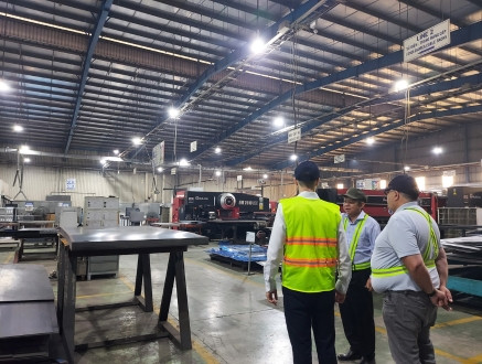 Technical audit at a metal sheet factory in Vietnam