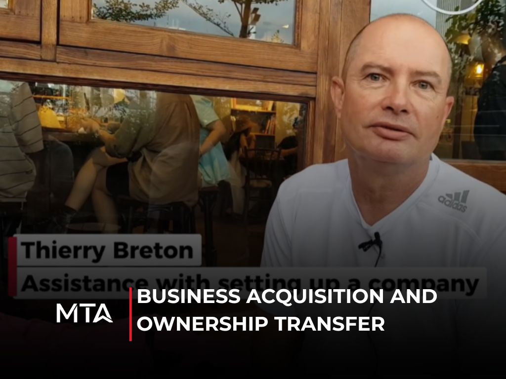Business acquisition and ownership transfer services helping foreign investors complete company purchases and legal ownership changes.