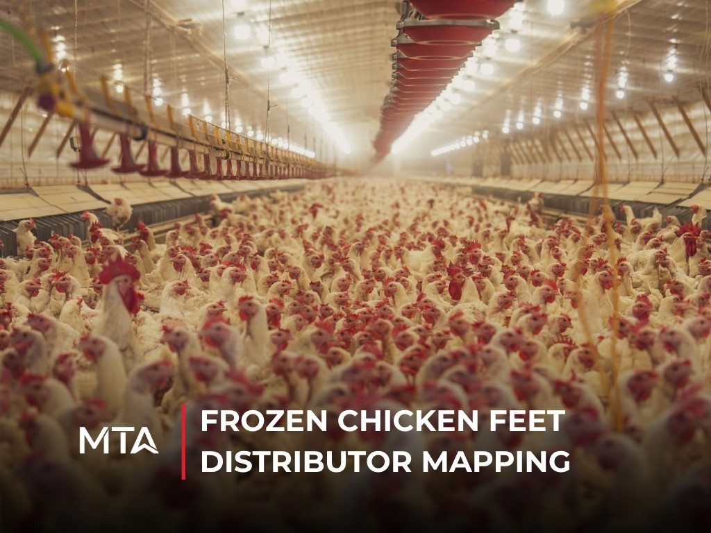 Case study on mapping frozen chicken feet distributors to support market entry and distribution strategy in Vietnam.