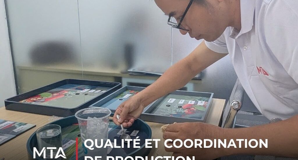 Contrôle qualité de produits artisanaux afin de vérifier la conformité, la finition, la durabilité et le respect des exigences du client