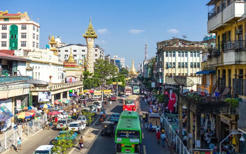 Business environment in Myanmar including companies, investment opportunities, and economic growth