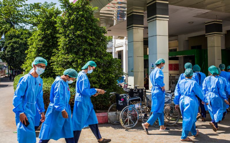 Myanmar healthcare market including hospitals, clinics, medical services, and healthcare investment opportunities
