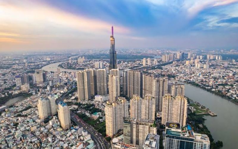 Modern residential and mixed-use developments in Vietnam's property market