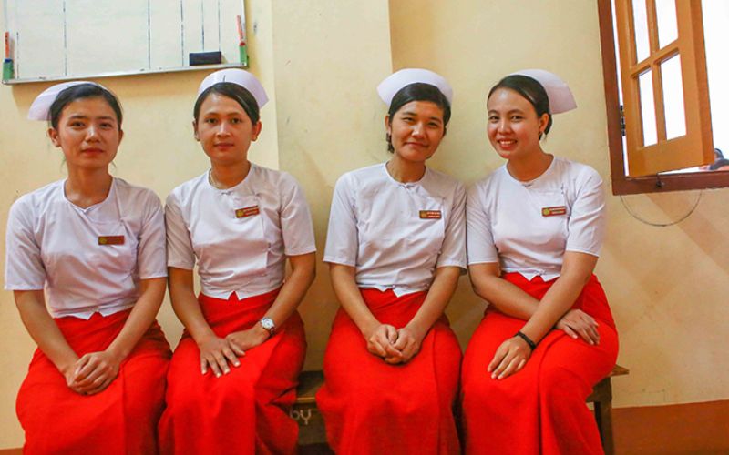 Workforce in Myanmar including available talent, professional skills, and human resources