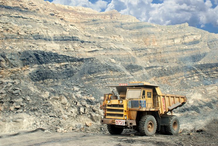 Mining operations in Laos.