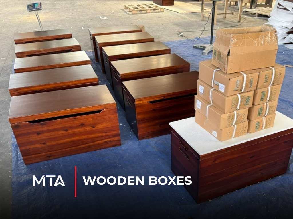 Case study on wooden box manufacturing, sourcing, and production optimization for international markets