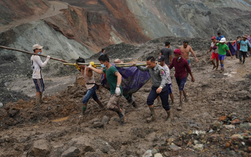 Exploitation minière au Myanmar