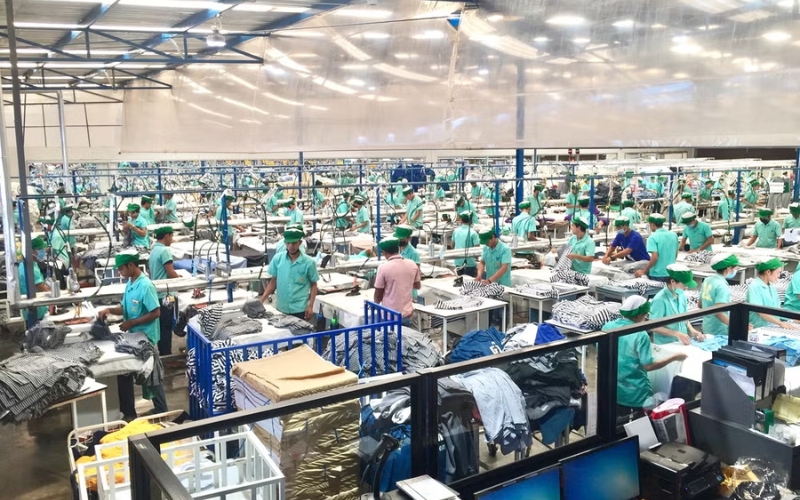 Vietnam's manufacturing sectors covering electronics, machinery, textiles, food processing, and other industrial production activities.
