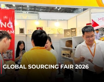 MoveToAsia booth at Global Sourcing Fair Vietnam 2026 showcasing Vietnamese sourcing solutions