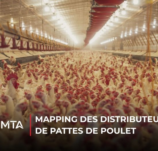 Projet de cartographie du marché identifiant les distributeurs, importateurs et réseaux d’approvisionnement en pattes de poulet surgelées au Vietnam.